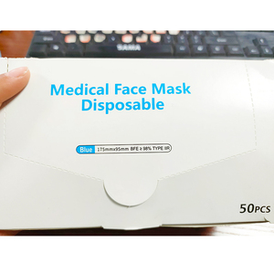 Kustom Logo 3 lapisan tapaboca desechables tapa bocas masker wajah Mascarilla desechable dengan popularitas tinggi - Product Image 3