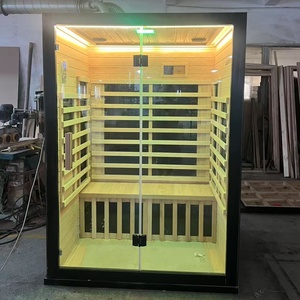 <span class=keywords><strong>Sauna</strong></span> de vapor <span class=keywords><strong>seco</strong></span> de madera con cicuta canadiense de bajo <span class=keywords><strong>precio</strong></span>, sala de <span class=keywords><strong>Sauna</strong></span> de infrarrojo lejano para 1 persona - Product Image 5