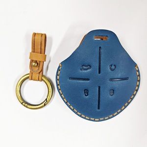 Crazy Horse cuir nouveaux accessoires sans clé voiture clé à distance housse protéger coque sac pour Chery Jetour 2020 2021 <span class=keywords><strong>2022</strong></span> - Product Image 4