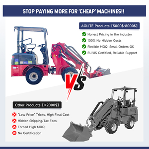 Miễn phí vận chuyển giá rẻ nhất mini loader động cơ phía trước loader xô Trung Quốc loader để bán - Product Image 3