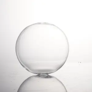 Globo de vidro oco, bola de vidro lâmpada de vidro sombra e capa de artesanato peças de acessórios