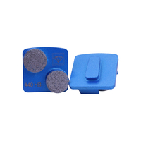 Disques de ponçage diamantés à double segment, à liaison dure, grain 40, compatibles avec Husqvarna Redi Lock