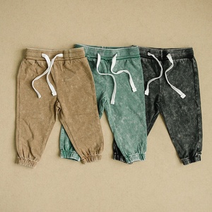 Hot Bán Axit Rửa Set Cho Bé Trai Mềm Cotton Pháp Terry Quần Áo Set Cho Trẻ Mới Biết Đi - Product Image 5