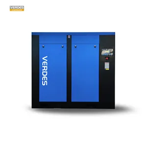 Direct Manufacturer 90kw/110kw air compressor machine 8/10bar 100% Copper Wire high pressure rotary compressor Small