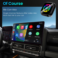 Adaptateur CarPlay multifonctionnel 2 en 1 pour voiture, interface numérique USB, utilisation en un clic, CarPlay Android Auto