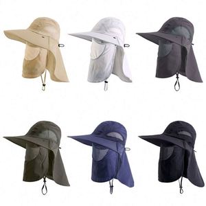 หมวกกันแดดปีกกว้างแบบสบายๆ สำหรับกิจกรรมกลางแจ้ง ป้องกันรังสียูวี กันน้ำ เหมาะสำหรับเดินทาง ใช้ได้ทุกวัน 男女 ใช้ได้ทั้งตกปลา ทำสวน - Product Image 1