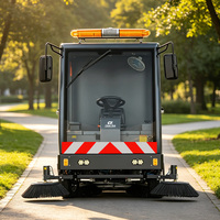 Nouvelle balayeuse autoportée électrique 22000/h, haute efficacité, brosse de balayage de rue, réservoir d'eau 200L, CE