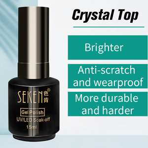 Fournisseur OEM/ODM, marque privée, gel de finition pour ongles, vernis à ongles en résine, gel de finition sans essuyage, brillance élevée - Product Image 2