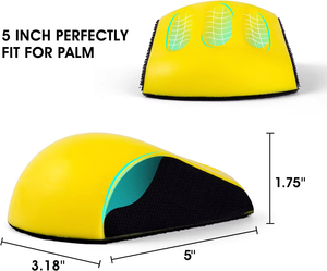 Bloco de lixa manual de espuma PU tipo folhas de lixa para mouse tipo gancho e laço de 5 polegadas 1 pacote - Product Image 2