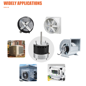 1/4-1/2HP 120/240V 1075 vòng/phút 1/2 "Trục ECM biến không chổi than công nghiệp quạt lò quạt Quạt HVAC ngưng tụ động cơ không chổi than - Product Image 3