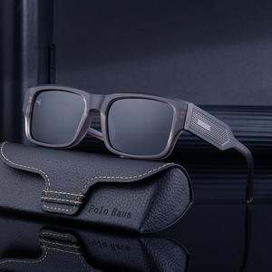 Nouvelles lunettes de soleil polarisées à monture carrée pour hommes, protection UV400, monture en plastique noir et métal, type 3, pour la conduite et l'extérieur - Product Image 4