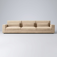 Canapés de salon, nouveau design moderne, modulaires, sectionnels, 3 coussins, structure en bois, canapés en tissu pour la maison, luxe