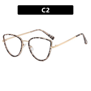<span class=keywords><strong>Gafas</strong></span> de miopía ópticas de luz verde antiazul de moda para damas <span class=keywords><strong>con</strong></span> marco de metal elegante - Product Image 4
