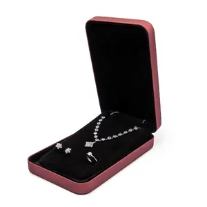 JY PU leather custom jewellery case storage bracelet jewel boxes packaging jewelry set gift box with logo