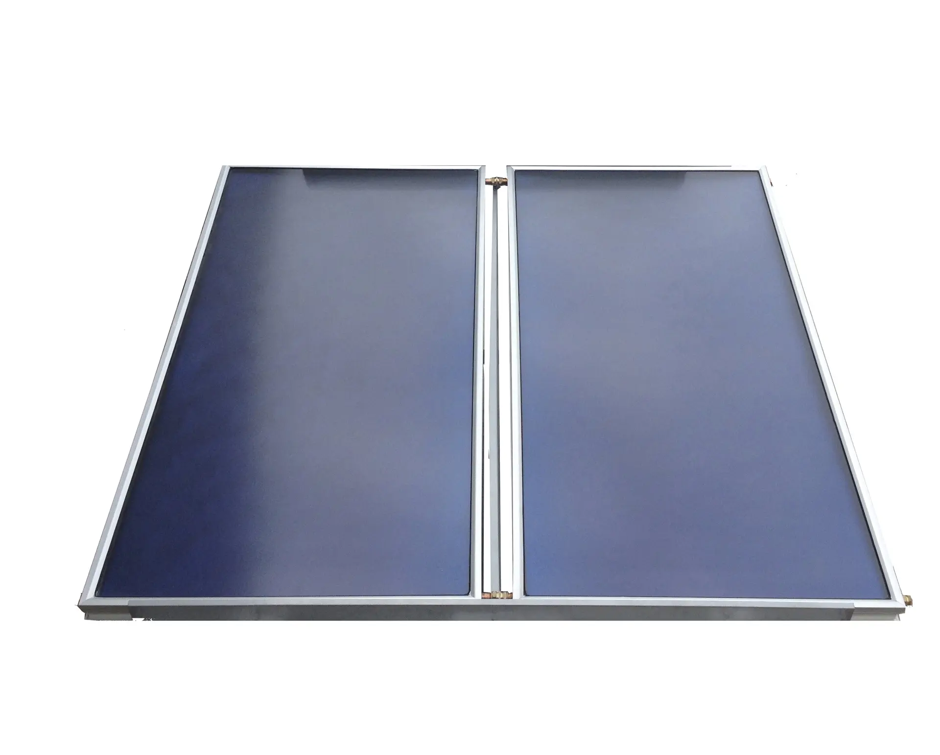 Lớp phủ công nghệ xanh, 2000*1250*80mm với 9 Ống chia hệ thống tấm phẳng Tấm thu năng lượng mặt trời cho dự án năng lượng mặt trời