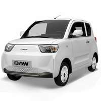 Voitures électriques pour adultes Baw Yuanbao les moins chères, longue autonomie 120 km/170 km/220 km, vitesse maximale 100 km/h, 3 portes, 4 places, berline, voitures électriques chinoises