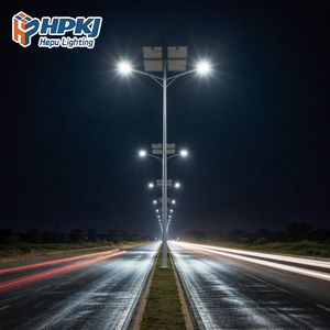Farola Solar Hepu IP65, Farola Solar Dividida con Poste, Luces Solares para Exteriores, Proveedor de Fábrica - Product Image 2