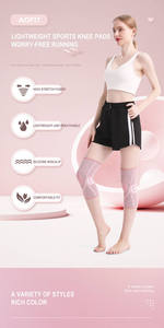 Genouillères antidérapantes chaudes et tendance en tricot élastique pour le cyclisme et la course à pied, protection et soutien du genou - Product Image 5