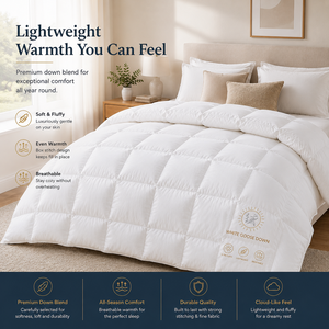 <span class=keywords><strong>Couette</strong></span> en duvet <span class=keywords><strong>de</strong></span> <span class=keywords><strong>canard</strong></span> toutes saisons, douce, respirante, légère, collection hôtelière, insert <span class=keywords><strong>de</strong></span> <span class=keywords><strong>couette</strong></span> pour adultes - Product Image 1