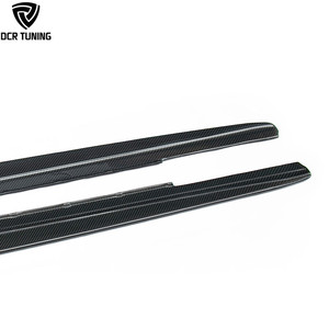 Jupes latérales en fibre de carbone MP Style <span class=keywords><strong>F90</strong></span> pour <span class=keywords><strong>BMW</strong></span> Série 5 G30 <span class=keywords><strong>F90</strong></span> M5 <span class=keywords><strong>M</strong></span> Tech Side Bumper Lip Splitter 2017 +. - Product Image 5