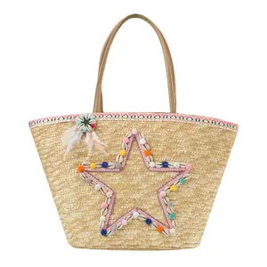 Jakijayi Bolsa De Palha горячая Распродажа Женская сумка в народном стиле пляжная соломенная сумка для путешествий