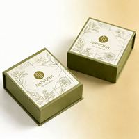 Boîte de parfum personnalisée vide, emballage de luxe, boîte cadeau, carton rigide, emballage en papier pliable écologique pour cosmétiques