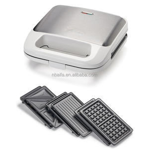 Aifa 750W 3 en 1 Juego <span class=keywords><strong>de</strong></span> sandwichera <span class=keywords><strong>de</strong></span> mano tostadora cocina y máquina <span class=keywords><strong>de</strong></span> <span class=keywords><strong>pan</strong></span> <span class=keywords><strong>de</strong></span> postre nuevo y eficiente - Product Image 1