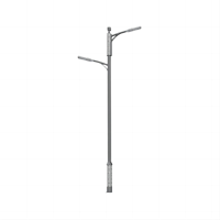 Lampadaire LED avec poteau d'éclairage public IP65, gamme de 30W à 200W pour application routière, alimentation CC