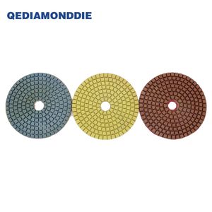 Herramienta abrasiva de piedra, almohadilla de pulido de diamante de 4 pulgadas, almohadillas de pulido de suelo de unión de resina para hormigón, piedras de mármol, pulido de suelo - Product Image 1