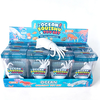 Jouets à presser bruyants en forme de poisson marin croustillant à faire soi-même, sans rebond, promotion spéciale