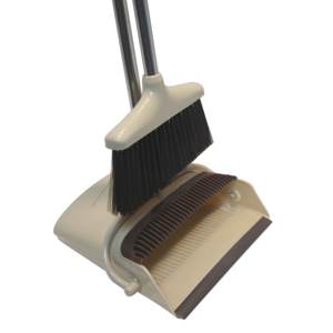 Escoba larga y recogedor de polvo, accesorio de fácil limpieza 3 en <span class=keywords><strong>1</strong></span>, soporte vertical, conjunto de recogedor de polvo - Product Image 1