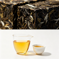 Mini-briques de Pu'er cru artisanal Premium 2025 Bulang Mountain Laobanzhang 8g*20 pièces, thé santé artisanal, boîte métallique portable, cadeau