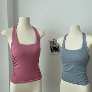 BM New - style Sexy Halter Neck Camisole almohadillas de sujetador integradas para mujeres <span class=keywords><strong>Top</strong></span> <span class=keywords><strong>Bandeau</strong></span> interior de moda para la temporada de otoño para el verano - Product Image 4