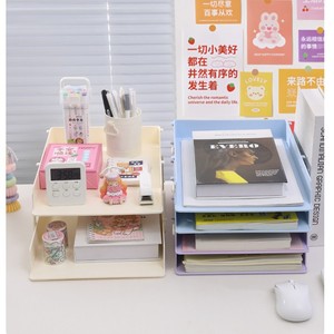 Organizador de Escritorio Simplelife de Varias Capas, Tamaño A4, Plegable, Material PS, Estante de Almacenamiento para Oficina y Estudiantes, Organizador de Archivos - Product Image 3