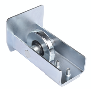Porte coulissante automatique en acier traditionnelle <span class=keywords><strong>pour</strong></span> l'extérieur, porte à bras articulé, roue, plaque inférieure réglable - Product Image 5