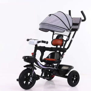 <span class=keywords><strong>Triciclo</strong></span> para bebé de alta calidad, modelo 4 en 1, con música, <span class=keywords><strong>reclinable</strong></span>, altura ajustable, juguete para montar - Product Image 3