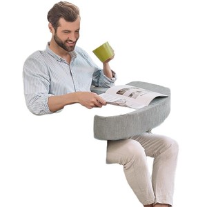 Du Babo <b>Memory</b> Foam Reading <b>Pillow</b> Oblong Support <b>Pillow</b> For Bed Laptop Office Use - Product Image 5