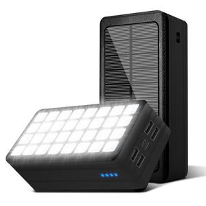 Batterie externe multifonctionnelle d'urgence solaire à charge rapide 50000 mAh grande capacité avec lumière LED - Product Image 5
