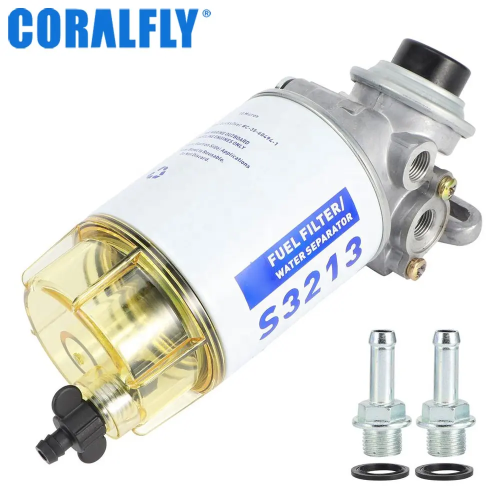 S3213 Outboard Marine Marine Fuel Oil Water Separation Ship Filter Fuel Water Separator Filter Base For Parker Racor