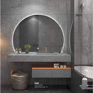 Santopova <b>Small</b> Italian Modern Wall Mounted <b>Bathroom</b> Vanities Supplier Wholesale Furniture Hotel <b>Bathroom</b> Vanity - Product Image 4