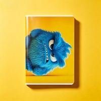 Carnet personnalisé de qualité supérieure avec couverture en papier et reliure agrafée, 48 feuilles, formats A5, B5, A6, pour l'école et le bureau