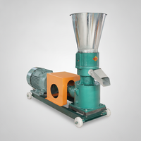 Machine de fabrication de granulés de biomasse à matrice plate pour copeaux de bois, paille et aliments pour animaux, petite échelle, garantie 1 an