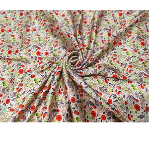 Multicolor Printed 100% <b>Polyester</b> Satin <b>Fabric</b> for Sewing DIY Crafts Wedding Dress Design Soft Smooth Shiny for Creative Girls - Product Image 1