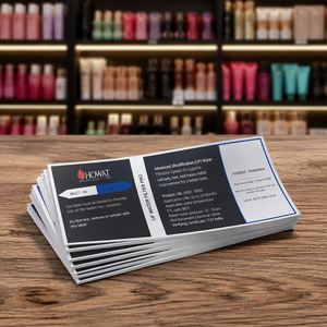 Étiquette adhésive FX pour bouteille d'eau, étiquette personnalisée avec code-barres, étiquette adhésive en PVC imperméable avec code QR pour supermarché - Product Image 3