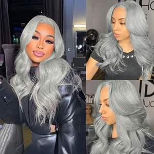 วิกผมบราซิลแ<span class=keywords><strong>บ</strong></span><span class=keywords><strong>บ</strong></span><span class=keywords><strong>ลอน</strong></span>บอดี้เวฟ 360 องศา  วิกผมลูกไม้ด้านหน้าแ<span class=keywords><strong>บ</strong></span><span class=keywords><strong>บ</strong></span>ใส HD  สำหรับผู้หญิง วิกผมสีดำพร้อมลูกไม้ด้านหน้า - Product Image 4