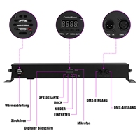 Lámpara U`King con 12 LED UV para Discotecas, KTV, DJ, Clubes Nocturnos, Efectos de Iluminación DMX512 con Control Remoto