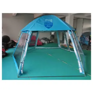 독일 정원 PVC 수영장 지붕 커버 지상 방수 수영장 텐트 돔 수영장 지붕