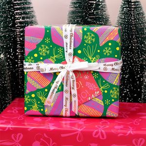 Vente en gros d'usine Papier d'emballage de Noël 50X70 cm Papier d'emballage cadeau Papier cadeau - Product Image 6