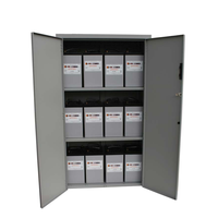 Armoire de batterie solaire extérieure en acier inoxydable/aluminium galvanisé, protection IP65, montage sur poteau intérieur, certifiée ISO9001, pour télécommunications