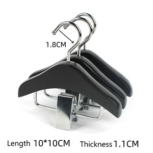 Wooden Mini Pet Clothes Hanging Baby Wooden <strong>Hanger</strong> With <strong>Clip</strong> Mini <strong>Hanger</strong> - Product Image 4